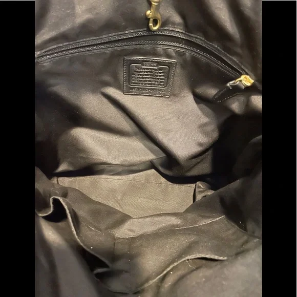Coach Black and Tan Tote Bag - Picture 9 of 10